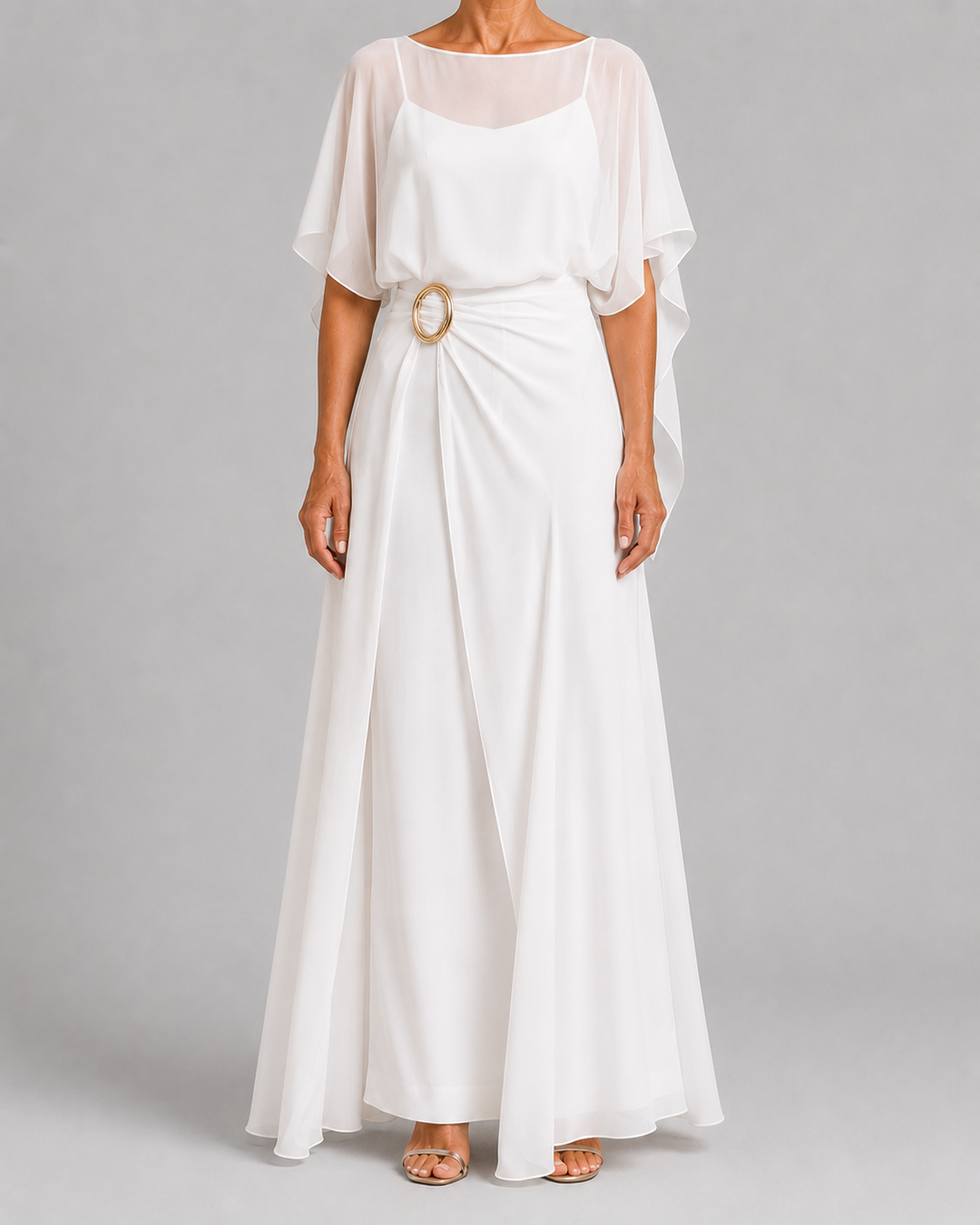 Hermione | Dress with a Sheer Overlay