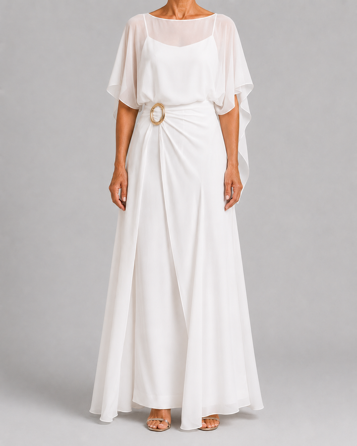 Hermione | Dress with a Sheer Overlay