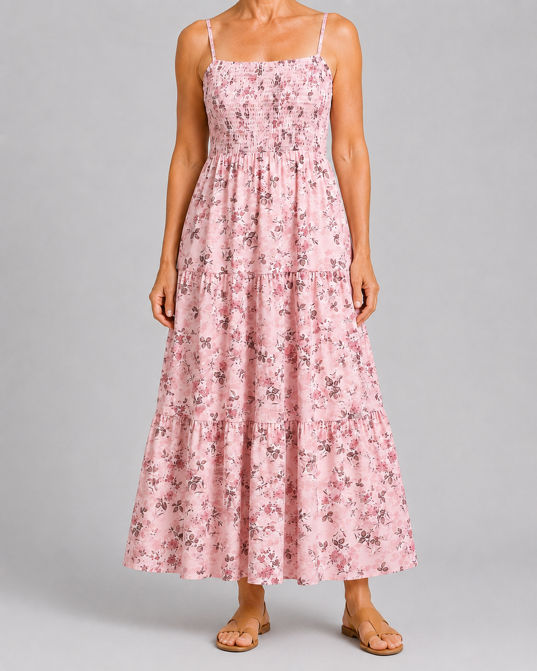 Roxie | Bohemian Floral Midi Dress