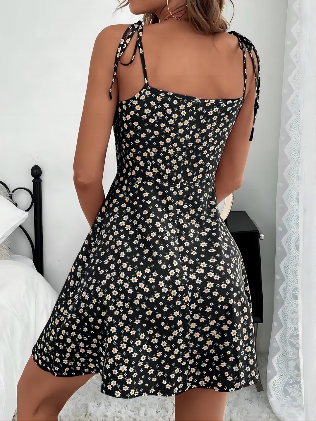 Bethany | Floral Ruched Cami Dress