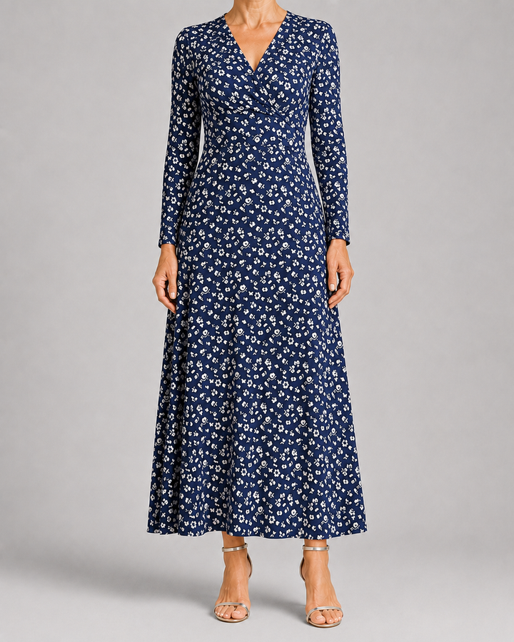 Judith | Floral Print Long Sleeve Dress