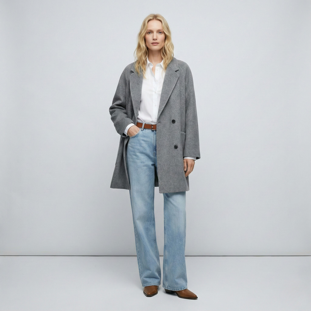 Amory Wool Herringbone Coat
