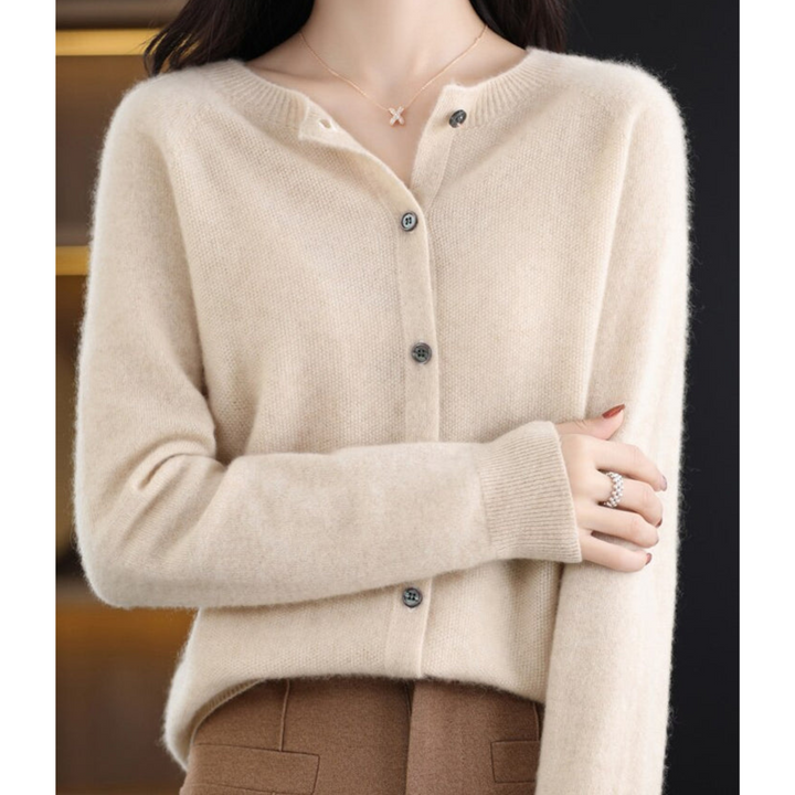 Trudy | Merino Wool Cashmere Cardigan