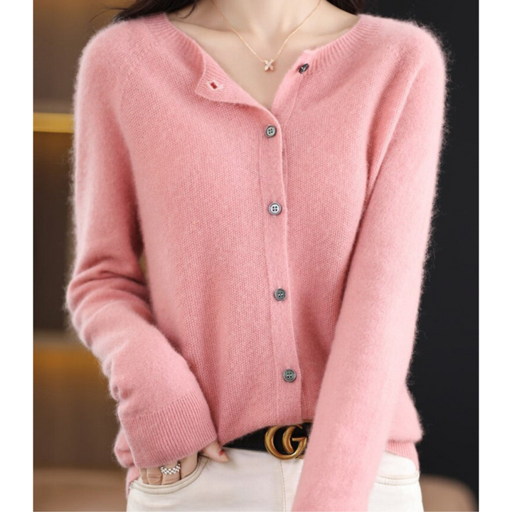 Trudy | Merino Wool Cashmere Cardigan
