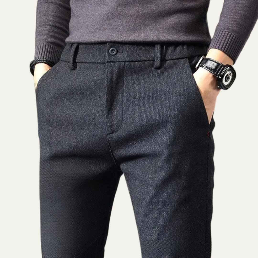 The Ellwood Men’s Elegant Casual Straight Leg Pants