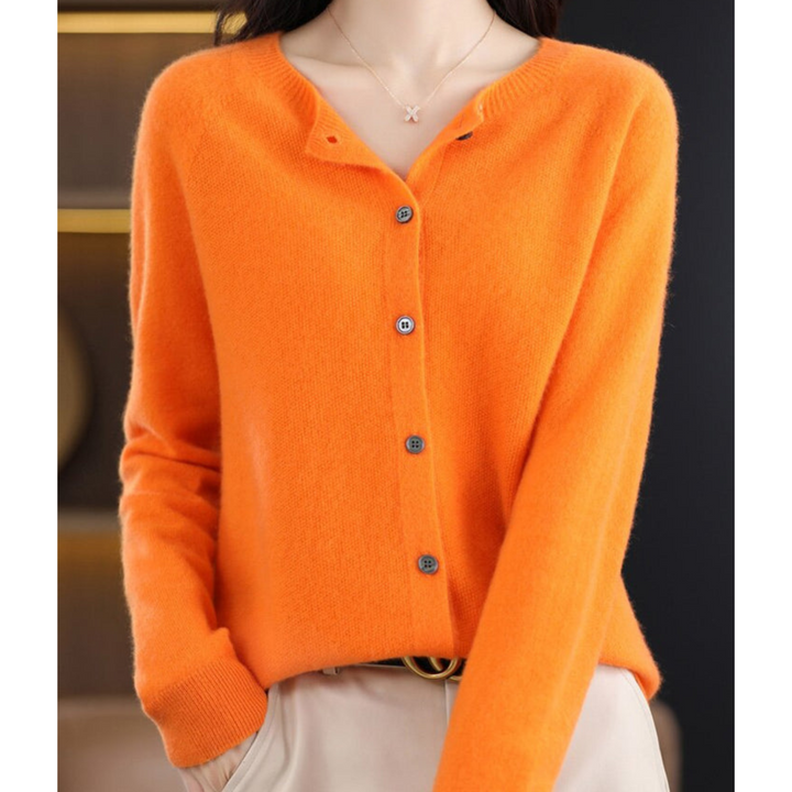 Trudy | Merino Wool Cashmere Cardigan