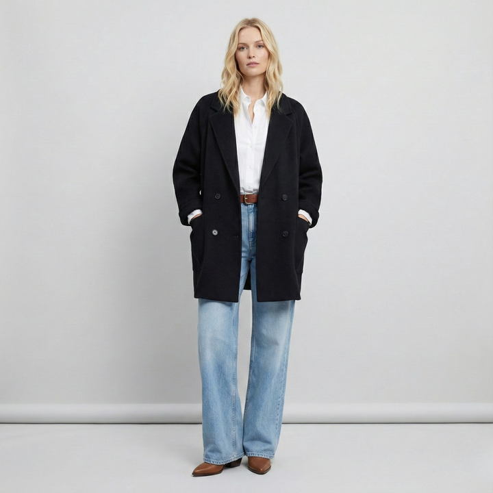 Amory Wool Herringbone Coat