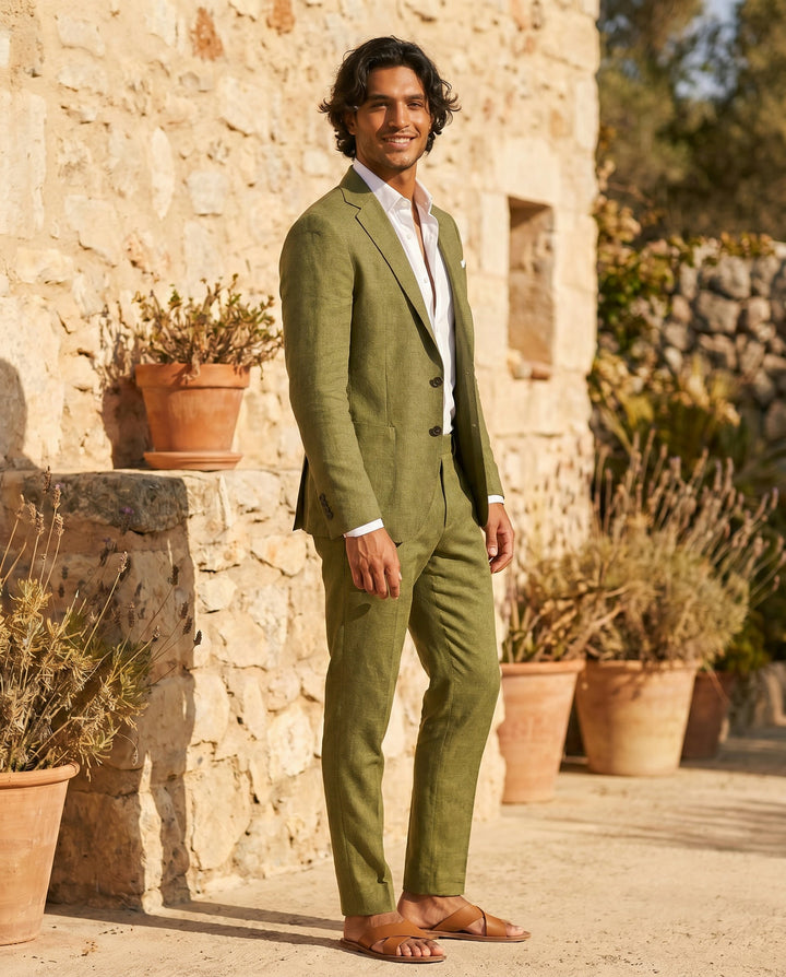 Valentin - Tailored Linen Suit Set