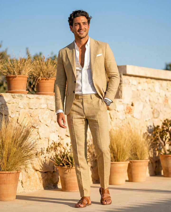 Valentin - Tailored Linen Suit Set