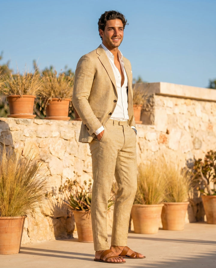 Valentin - Tailored Linen Suit Set