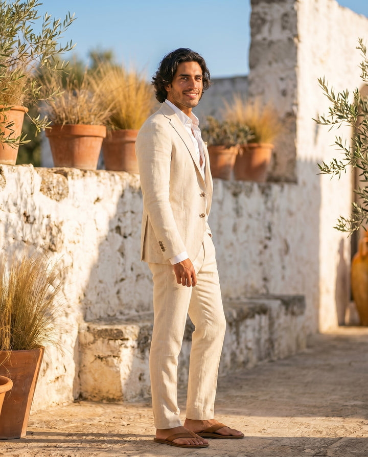 Valentin - Tailored Linen Suit Set