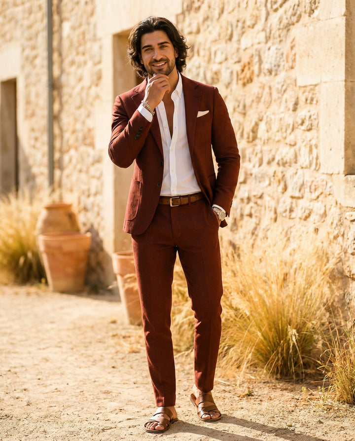 Valentin - Tailored Linen Suit Set