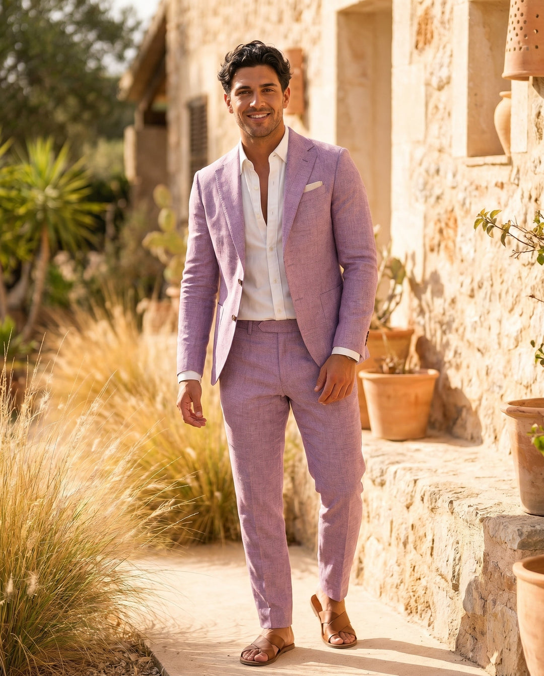 Valentin - Tailored Linen Suit Set