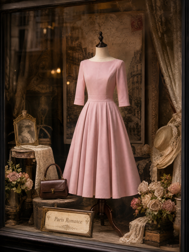 Audrey | Retro Swing Midi Dress