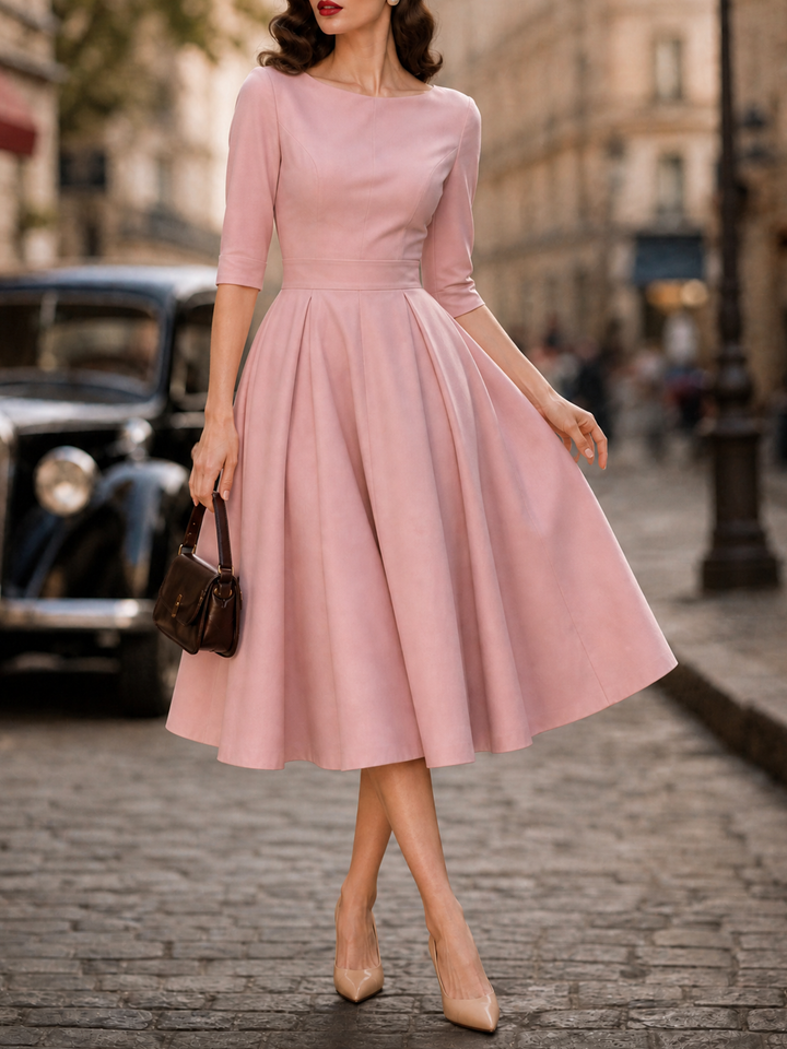 Audrey | Retro Swing Midi Dress