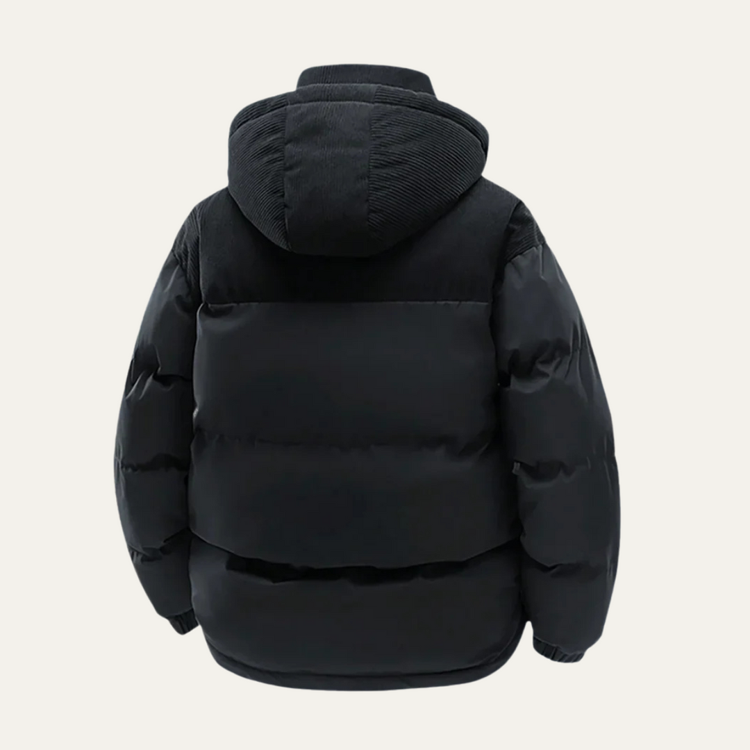 The Stonewell Men’s Thick Winter Puffer Hooded Jacket