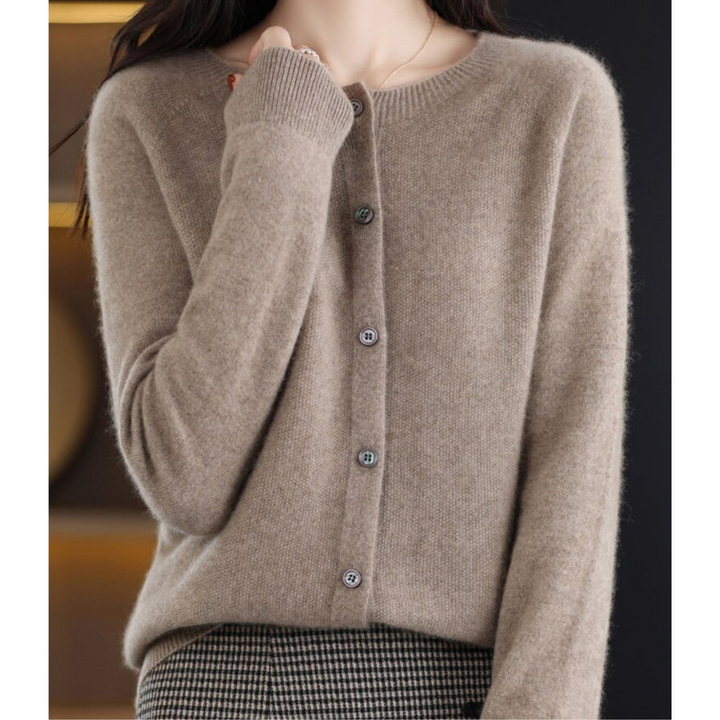 Trudy | Merino Wool Cashmere Cardigan