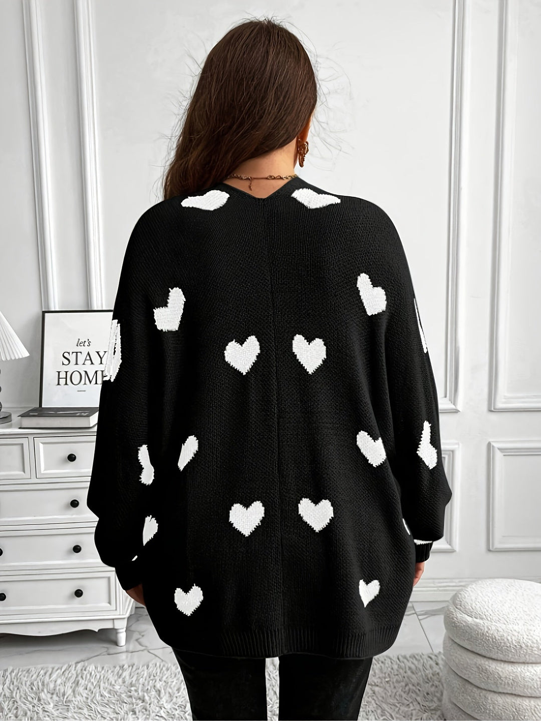 Savannah | Heart Pattern Cardigan
