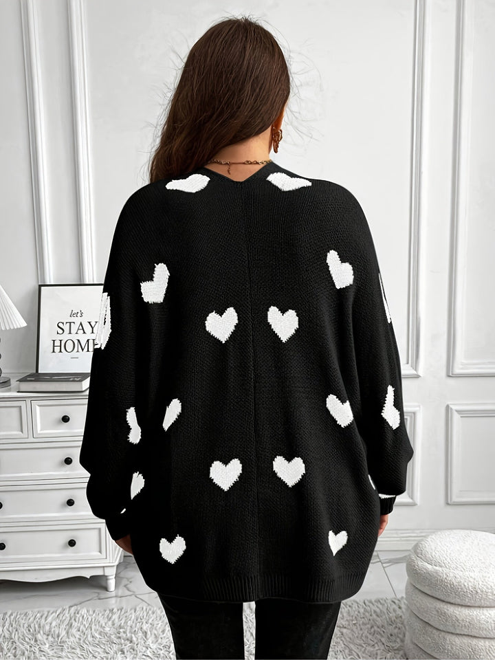 Savannah | Heart Pattern Cardigan