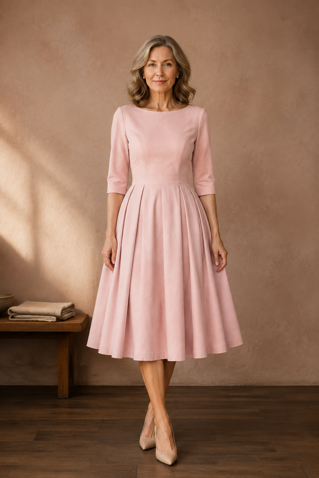 Audrey | Retro Swing Midi Dress