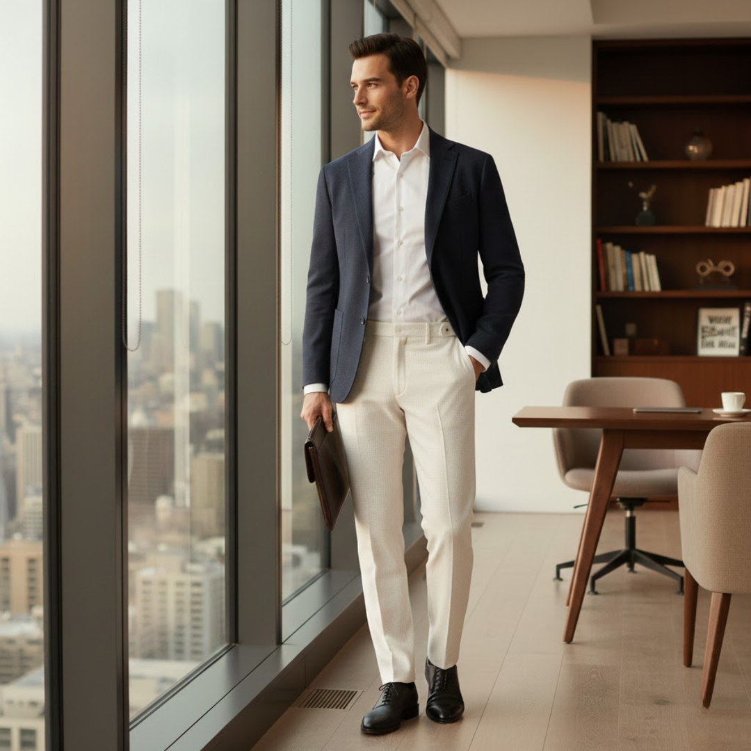 The Brambleford Men’s Elegant Slim Fit Business Suit Pants
