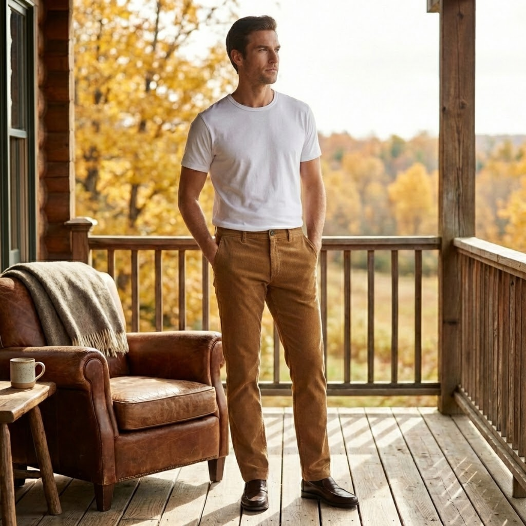 The Laurelwood Men’s Stretch Corduroy Casual Pants