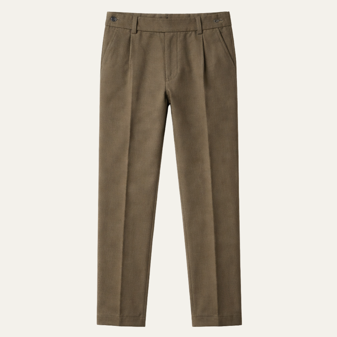 The Fairview Ridge Men’s Wool Straight Leg Business Pants