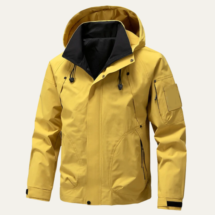 Waterproof Hooded Softshell Rain Jacket