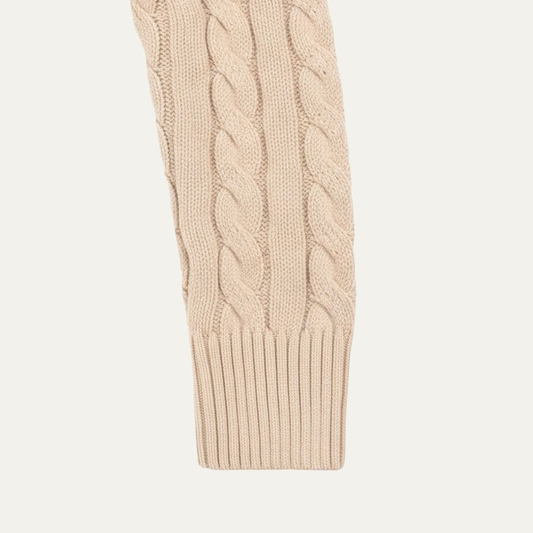 Merino Wool Half Zip Sweater