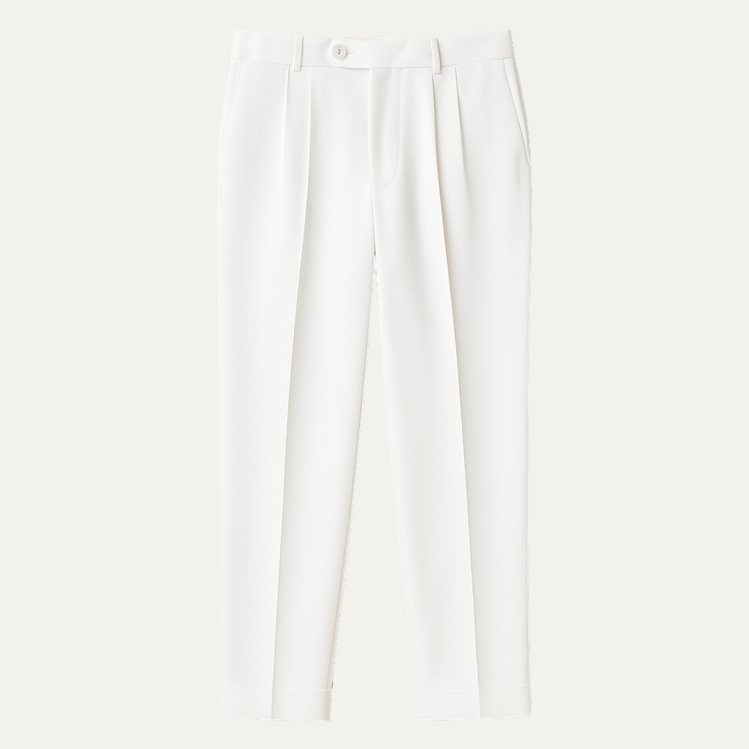 The Cetara Men’s Casual Pleated Straight Leg Dress Pants