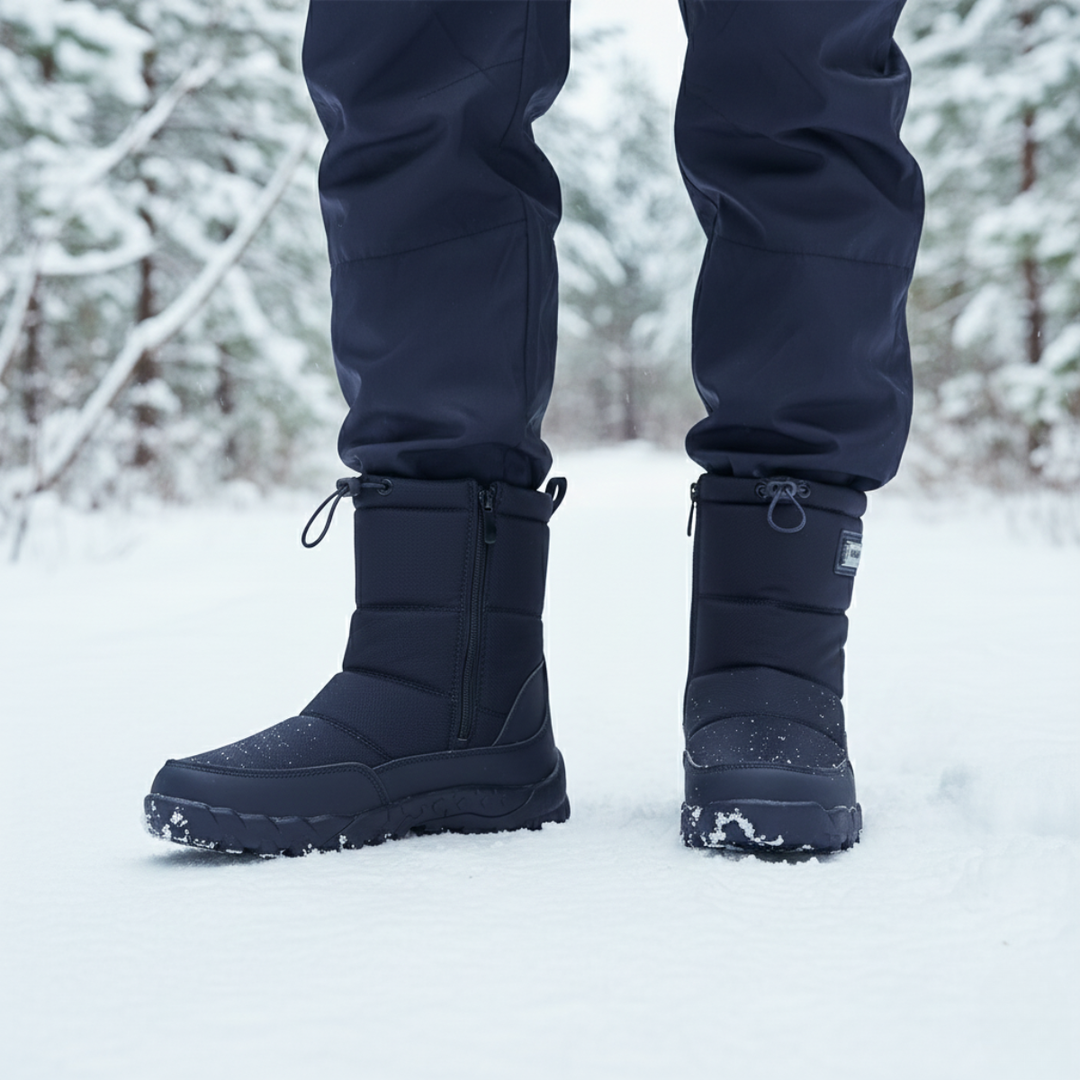 The Orvieto Men’s Warm Winter Insulated Anti Slip Snow Boots