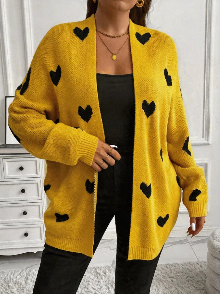 Savannah | Heart Pattern Cardigan