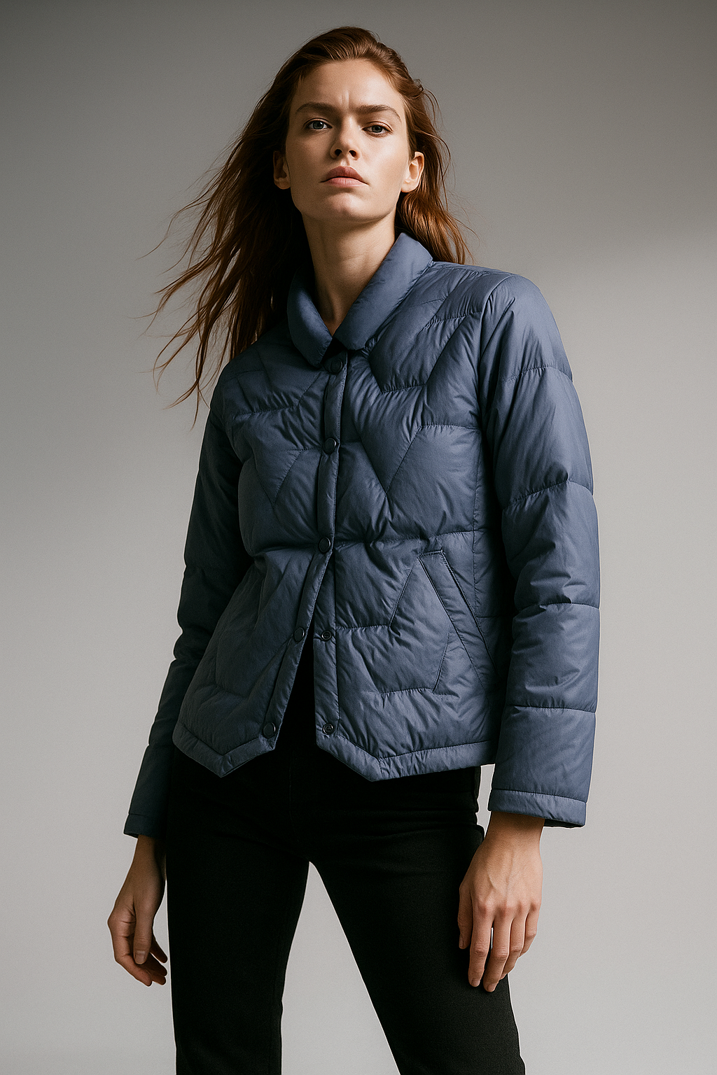 Natalie Quilted Down Jacket