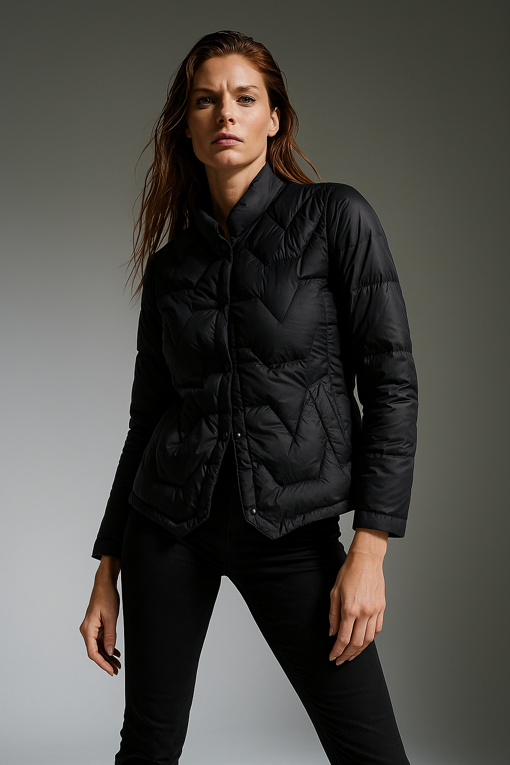 Natalie Quilted Down Jacket