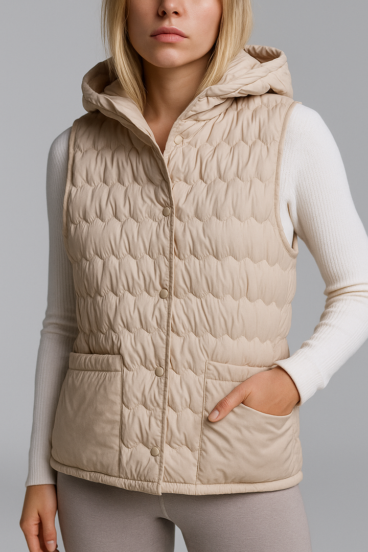 Gold Rush Puffer Vest