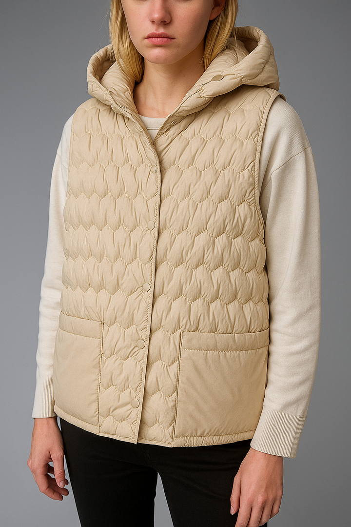 Gold Rush Puffer Vest