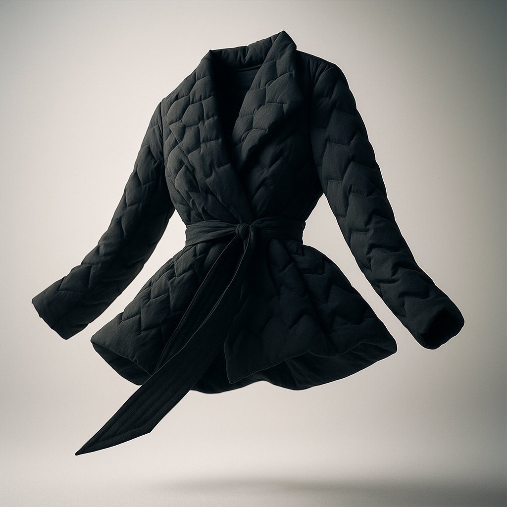 Vanessa Quilted Wrap Coat
