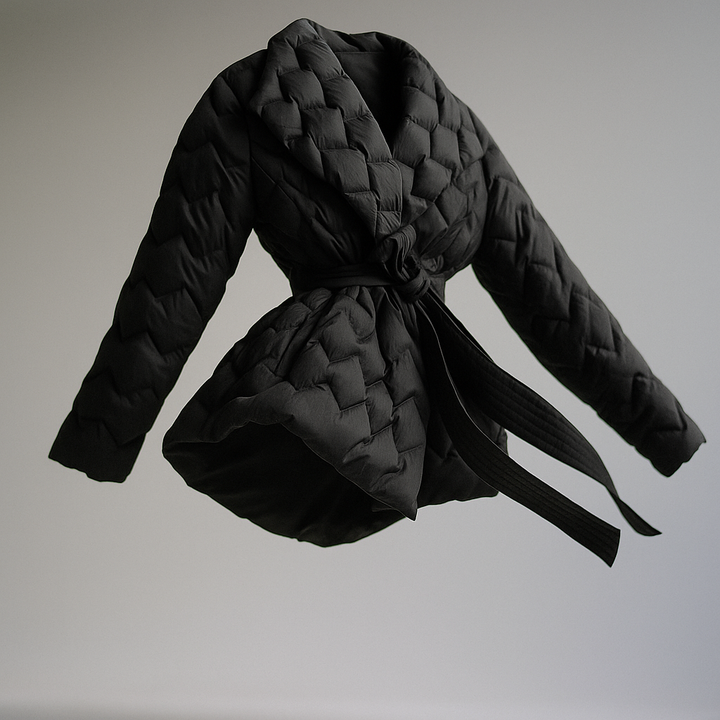 Vanessa Quilted Wrap Coat