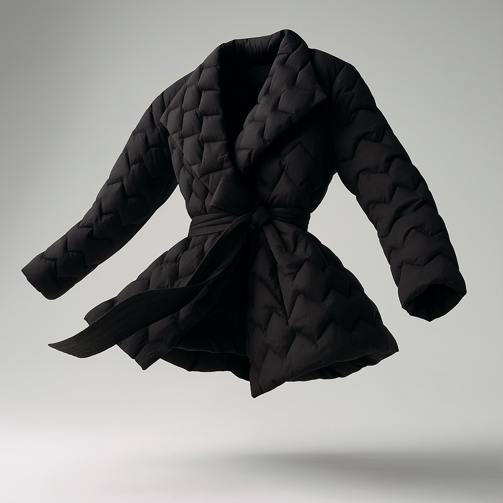 Vanessa Quilted Wrap Coat