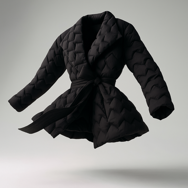Vanessa Quilted Wrap Coat