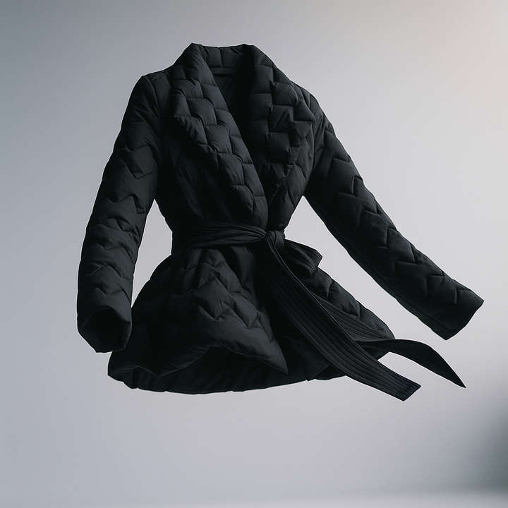 Vanessa Quilted Wrap Coat