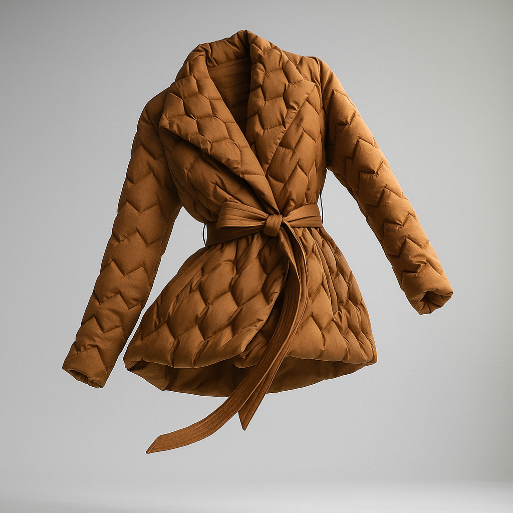 Vanessa Quilted Wrap Coat