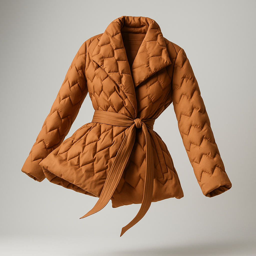 Vanessa Quilted Wrap Coat