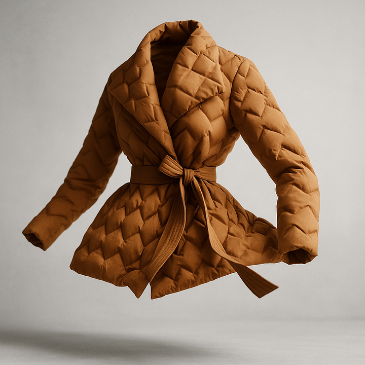 Vanessa Quilted Wrap Coat