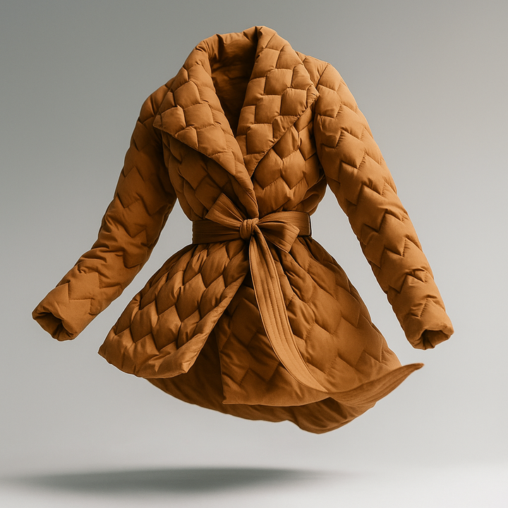 Vanessa Quilted Wrap Coat