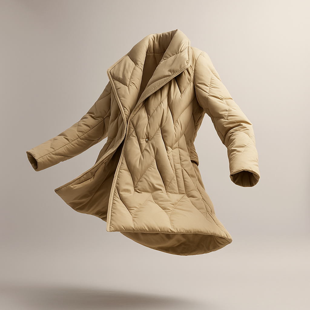 Vanessa Quilted Wrap Coat