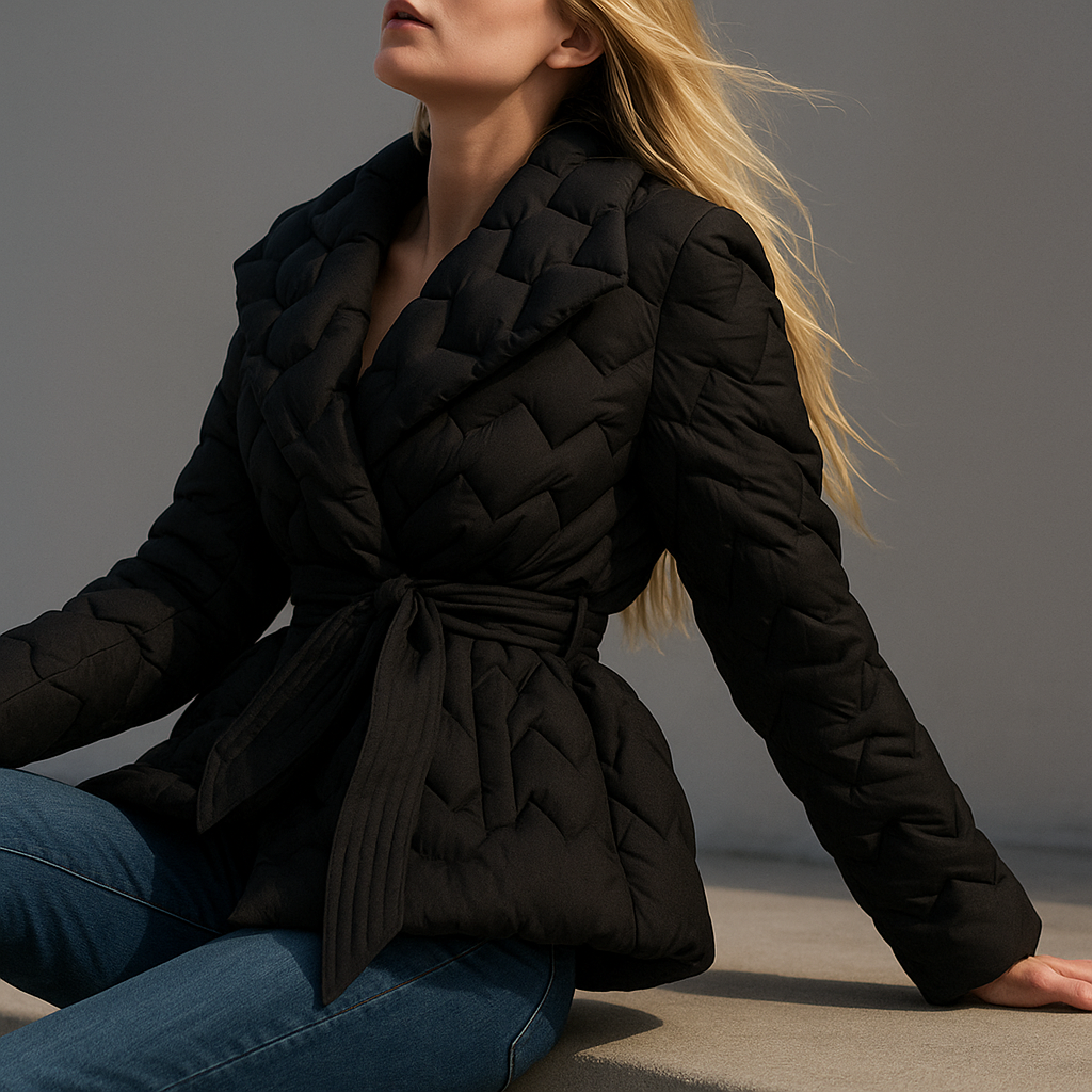 Vanessa Quilted Wrap Coat