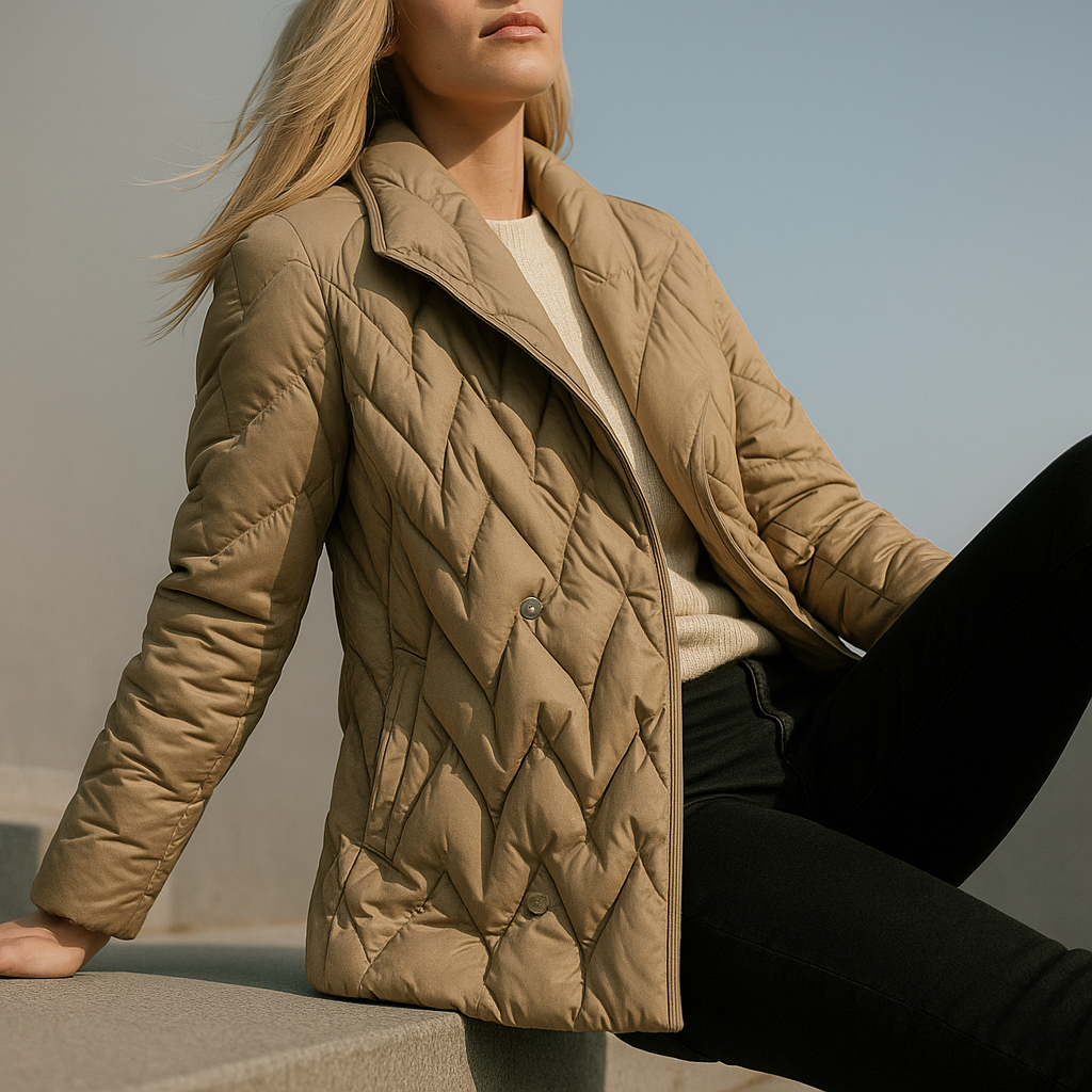 Vanessa Quilted Wrap Coat