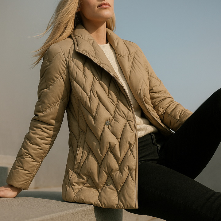Vanessa Quilted Wrap Coat