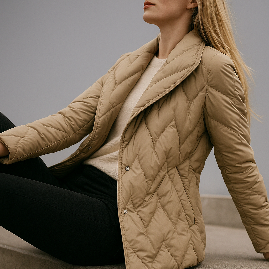 Vanessa Quilted Wrap Coat